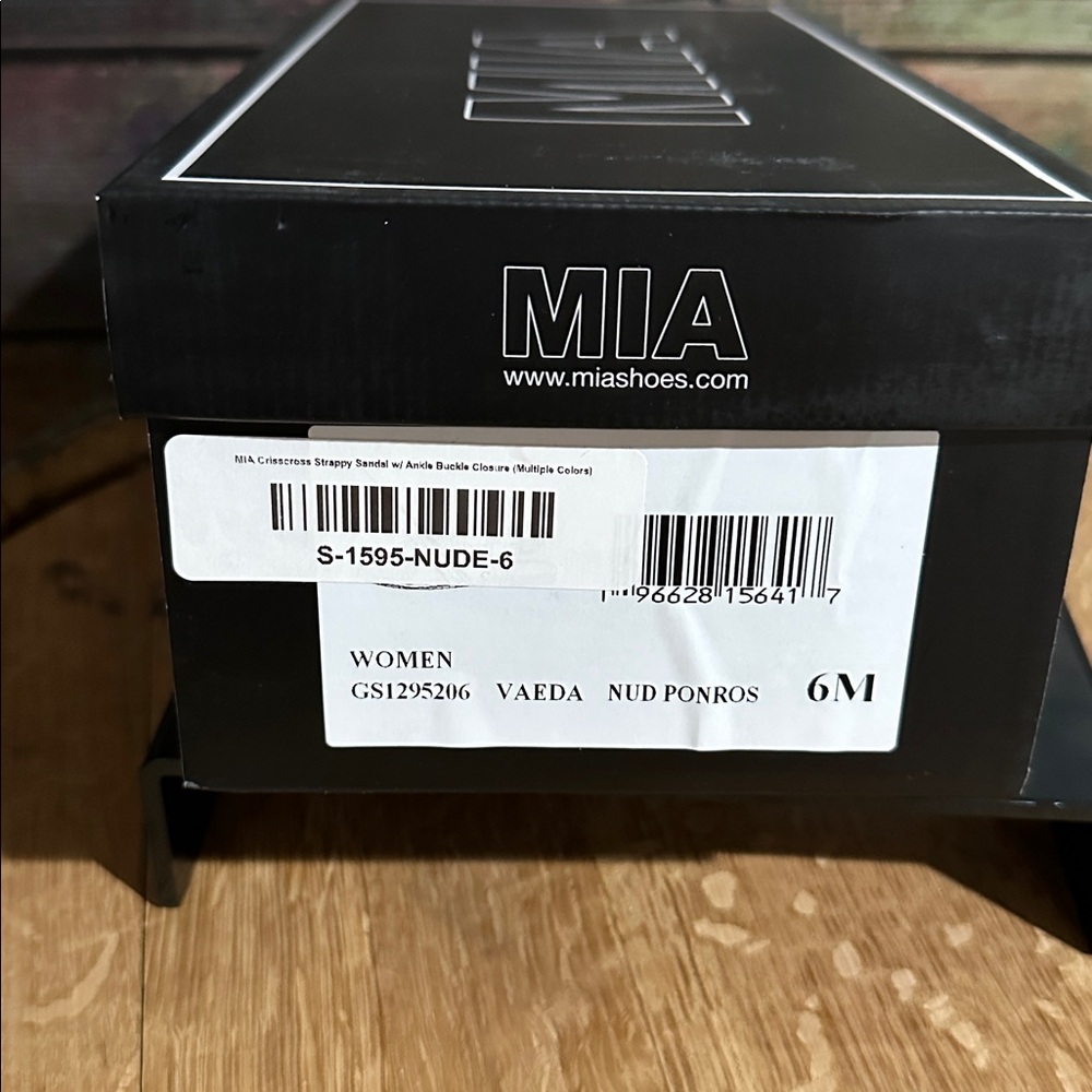 ✨ MIA Vaeda Nude Strappy Sandals ✨- Size 6 - Picture 4 of 4